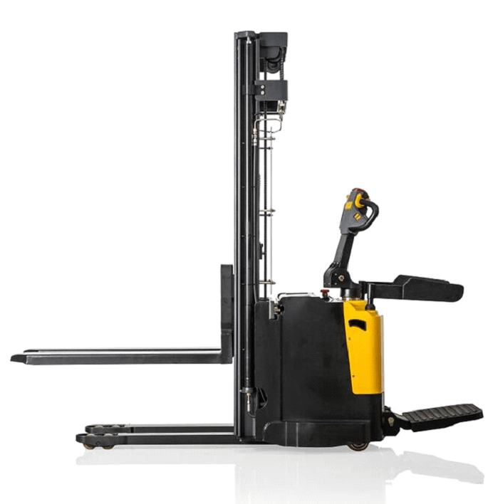 apilador hombre a bordo